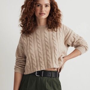 Madewell Cropped Cashmere 🤎